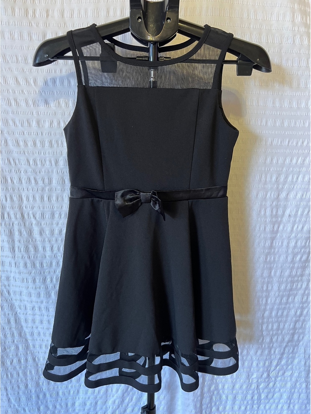Calvin Klein Illusion Mesh Big Kids Dress Sz 14